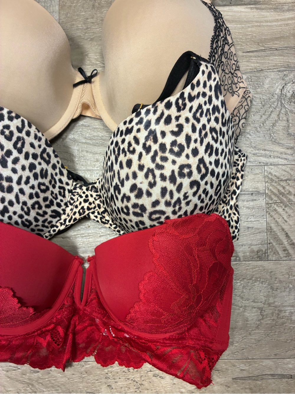 Joyspun Gillian O’Malley Marilyn Monroe 3 Underwired Bras Lace Push Up Lined - Picture 2 of 10